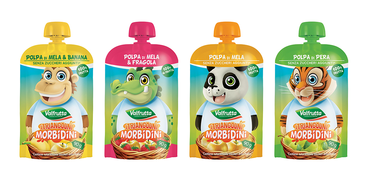 Valfrutta lancia i "Triangolini Morbidini"